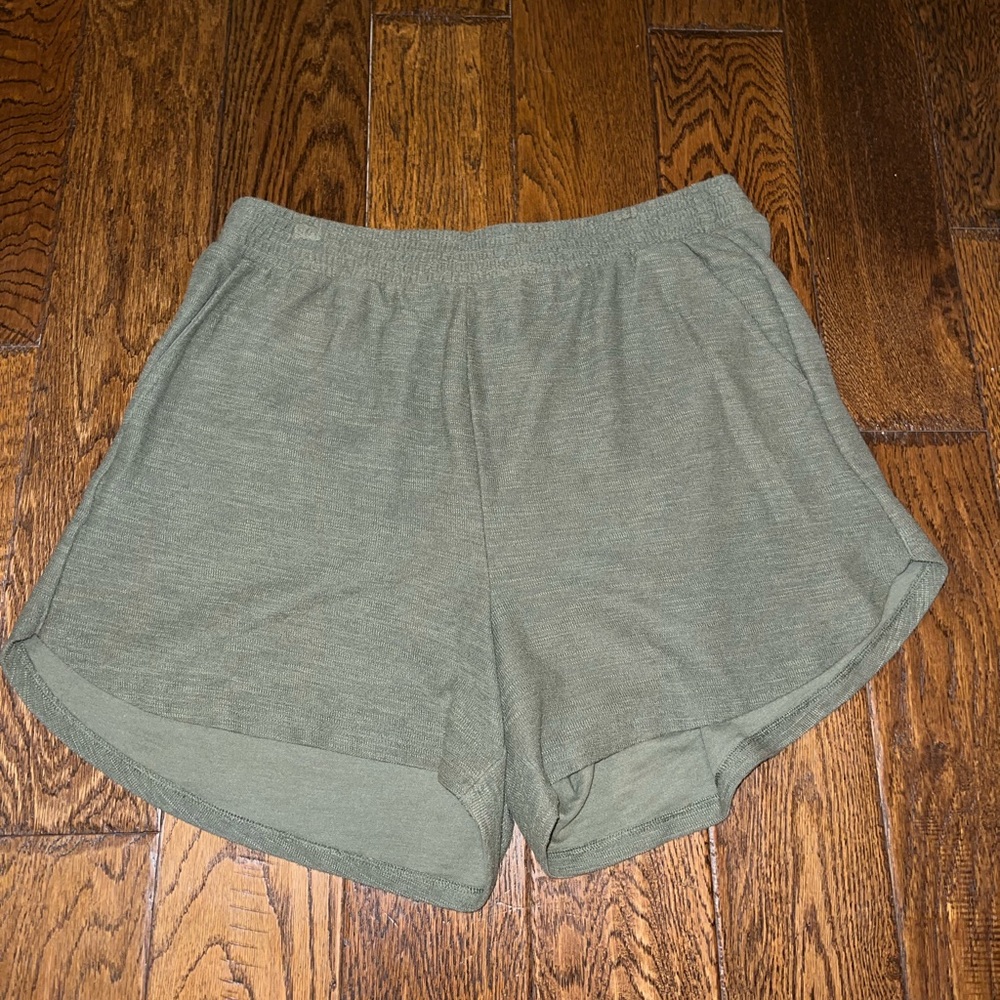 Old navy, army green, sweat shorts